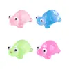 Micro Paisaje Linda Tortuga Marina de Ojos Grandes Luminosa Animal Marino Accesorios de Decoración DIY Adorno Pequeño de Escritorio