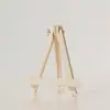 Caballete de Madera de Pino Personalizado, Mini Caballete de Escritorio Suave para Pintura Artística Infantil, Trípode Plegable de Madera
