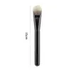 Brocha para Base de Maquillaje de un Solo Pendiente con Forma de Lengua, Brocha para Rubor, Mango de Madera de Alta Calidad, Cerdas Suaves, Brocha Multifuncional, Herramienta de Belleza