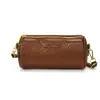 Nova bolsa feminina transfronteiriça Yaozi 2026, bolsa cilíndrica com padrão trançado, elegante e simples, versátil para usar na transversal, no ombro e sob o braço