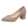 Zapatos blancos de tacón alto, suaves zapatos de boda de cristal para dama de honor, banquete, actuación, punta plateada, zapatos de novia, zapatos sencillos de lentejuelas para la novia