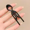 Pasador de Pelo con Forma de U de Pez Pequeño para Mujer Estilo Nuevo 2026 Herramienta para Trenzar Niños Peine de Inserción Simple Pasador para Niña Herramienta para Moños Accesorios para el Cabello