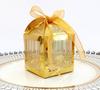 Comércio exterior novo casamento ocidental caixa de doces de rosa parte traseira oca caixa de presente embalagem de caixa de doces fábrica de Shenzhen atacado