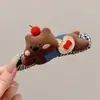 Presilhas de urso de pelúcia e pato para outono e inverno, grampos doces e sem costura, acessórios de cabelo de alta qualidade estilo coreano, presilhas modernas e da moda, atacado