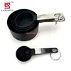 Juego de tazas medidoras y cucharas medidoras de plástico de fábrica con escala mango de acero inoxidable juego de 8 piezas juego de cucharas medidoras de 4 piezas cuchara medidora pp
