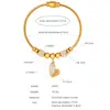 Nueva variedad de colgante de forma estrellas de bebé circón inglés digital pulsera de acero de titanio amor joyería de nicho