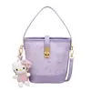 Bolso de Mano Simple de Moda Estilo Coreano, Bolso Cruzado de Gran Capacidad para el Trabajo, Moda de Alta Gama, Bolso Cubo de Nicho Elegante y Versátil
