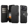 Funda para Teléfono con Tapa abatible e Inserción de Tarjeta, Magnética Dos en Uno, Soporte de Carga Inalámbrica, Funda de Cuero, Adecuada para Iphone18Promax