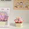 Suculento Ramo de Rosas en Maceta, Planta de Flores Eternas, Juguete Educativo de Ensamblaje, Regalo de Cumpleaños para Niña, Bloques de Construcción al por Mayor