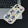 Funda Divertida para iPhone 17 de Stitch Adecuada para Apple 15 Pro Max, 16 Pro, 13, Dibujos Animados 14 Pro Cobertura Total