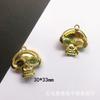 Accesorios de Halloween gota de aceite aleación murciélago Araña calabaza cabeza de fantasma pendientes collar colgante Producción DIY