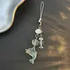 Trébol de Cuatro Hojas Delfín Estrella de Mar Colgante Estilo Ins Funda de Teléfono para Mujer Correa Colgante Pequeña Accesorios para Bolsas Mochila Colgante de Corazón