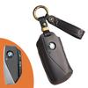 Tampa da chave de couro do vintage adequada para BMW couro real novo caso handmade chave capa protetora especial fivela