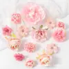 Conjunto Combinado Estilo Verão Ins com Flores Artificiais Misturadas, Materiais DIY, Acessórios para Guirlanda, Flores Artificiais, Arte Floral Realista de Alta Qualidade