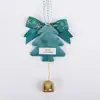 Feltro de Natal boneca pequena chapéu do Papai Noel enfeites enfeites atmosfera decorações presente embalagem de presente