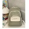 Mochila Sencilla, Versátil y Elegante para Estudiantes de Secundaria, Preparatoria y Universidad, Mochila de Viaje para Mujer, Ligera, Casual, Moderna, Gran Capacidad