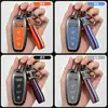 Cubierta para llave de coche Audi a6l hebilla s5/S7/q4 cuero q7 bolsa a3 de alta gama q3 carcasa a5/a8/a4l q5l hombres y mujeres