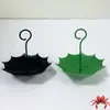 Comedero para pájaros en forma de paraguas, comedero colgante para pájaros, bebedero para pájaros, estanque o dispensador de agua adecuado para decoración de jardín al aire libre