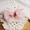 Pasador de Pelo para Niña Hilo de Nieve de Princesa Pasador con Lazo Grande Pinza Superior para Niñas Accesorios para Vestido de Fiesta Accesorios para el Cabello de Cumpleaños de Bebé