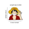Broches de Personagens de Anime Japonês, Mercadoria de Anime, One Piece Luffy, Hello Kitty, Insígnias de Liga de Doraemon