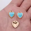 16X 13mm 1.22g aleación multicolor gota de aceite amor amor pulsera colgante aretes collar joyería DIY