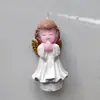 Pacote de Venda Direta da Fábrica Velas de Anjo em Formato de Coração para Homem e Mulher Bolo de Aniversário para Bebê e Criança Pequena Presentes de Casamento