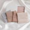 Bolsa Beige de Terciopelo de Microfibra con Solapa Bolsa para Joyería Collar Empaque Bolsa Pequeña de Tela Producto de Maquillaje Multifuncional