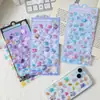 Pegatinas Decorativas de Dibujos Animados Estilo Japonés 3D Hueco en Relieve para Diarios DIY Infantiles, Decoración de Vasos de Agua y Fundas de Teléfono