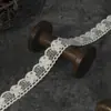 Collar de encaje hecho a mano con patrón de ciruela Four Seasons, cadena para la clavícula, cinturón para ropa, accesorios de bordado de malla para textiles del hogar, ancho 2 cm