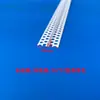 Tira de borde de tira en T blanca de plástico PVC tira perforada esquina interior techo suspendido tira de relleno para techo tira de presión tira de tarjeta