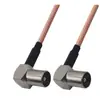 Cable de antena de TV 4K8K, cable de señal para decodificador, cable plateado de alta definición, cable de circuito cerrado con cable, cable con conector F