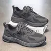 Zapatos de Verano para Hombre 2026 Nuevos Zapatos de Malla Transpirable Tendencia para Hombre Versátiles Zapatillas de Suela Gruesa Zapatos Casuales de Papá
