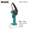 HiLDA Herramientas Amazon 4 Pulgadas Motosierra de Cadena de Litio de Una Mano Recargable Inalámbrica Mini Motosierra Sierra de Jardinería para Tala