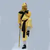Rey Mono Sun Wukong Disfraz de Ropa Amarilla Disfraz de Caminante del Sol Sombrero de Buda Ropa del Viaje al Oeste Disfraz del Rey Mono