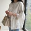 Cárdigan pequeño holgado estilo japonés y coreano para mujer, camisa delgada corta de lino y algodón para primavera y verano, protección solar