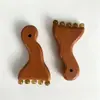 Masajeador de cuentas de latón dorado transfronterizo para lifting facial, pliegues nasogenianos y mejillas, stick de masaje para mejillas, rodillo para aliviar el estrés, compacto y portátil