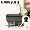 Cubeta de plástico para trapeador, lavabo engrosado, lavabo para drenaje de balcón, lavabo para lavar verduras de cocina, cubeta para trapeador de baño doméstico, lavabo para trapos de limpieza