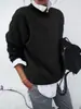 Punto 2023 Nuevo Otoño e Invierno Transfronterizo Europeo y Americano ebay Amazon Suéter de Punto con Mangas Largas Sudadera Chaqueta para Mujer