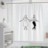 Cortina de ducha minimalista moderna ins Viento cortina de baño para inodoro impermeable a prueba de moho cortina de ducha venta al por mayor directa de fábrica