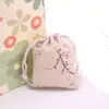Bolsita de algodón pequeña de 9*12 con cordón, bolsa con cordón, lindo corazón multicolor opcional, bolsa para aretes de algodón estampados, bolsa para collar