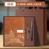 Personalización de Cuaderno con Logo Imprimible Libro de Registro de Reuniones de Oficina Set de Cuadernos A5 Caja de Regalo Cuaderno de Tendencia Nacional Personalización