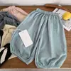Calça Repelente de Mosquitos Infantil para Meninos, Novo Estilo Verão 2026, Calça Longa Lisa Simples para Bebês, Calça Laranja Solta para Meninas, Estilo Fino