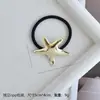 Diseño de nicho personalidad aleación cóncavo-convexo elástico anillo para el pelo todo-partido viento frío geométrico cuerda para el pelo retro temperamento cuerda para la cabeza