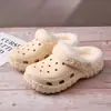 Pantuflas de algodón gruesas, forradas de felpa, cálidas, para otoño e invierno, para mujer, con suela antideslizante, adecuadas para uso en interiores y en casa, con diseño mullido, y disponibles para venta al por mayor transfronteriza