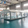 Tienda Inflable para Exteriores Cubierta Cerrada para Piscina Grande Móvil Transparente Casa de Huéspedes Estacionamiento Resistente a la Lluvia Tienda Ligera Transparente