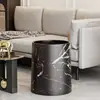 Cubo de Basura de Mármol con un Toque de Lujo Ligero de Alta Gama, Adecuado para Hoteles y Uso Doméstico, Gran Capacidad, para Dormitorio, Sala de Estar y Baño