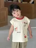Camiseta sin mangas fina de verano para niños 2026 Nuevo estilo Dibujos animados Ligera Transpirable Top para niños