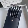 Cangzhou pelo suave 10 pinceles de sombra de ojos tamaño pequeño párpado grande detalles gusano de seda hoja mareada delineador de ojos traje de pinceles de maquillaje