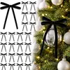 Decoración colgante de lazo de terciopelo de doble oreja para Navidad, bodas, fiestas, ambientación de eventos y decoración del hogar