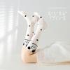 Medias para niños, calcetines finos de algodón para primavera y verano, calcetines blancos y negros para niños, calcetines para bebés, cachorros, niños y niñas, hechos a medida